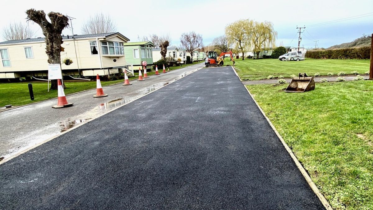 Finished tarmac